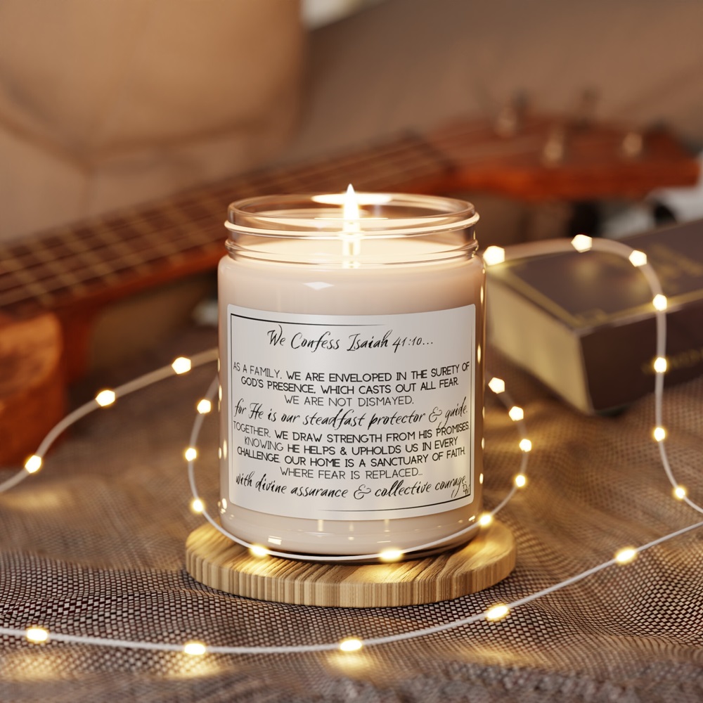 christian home decor candles