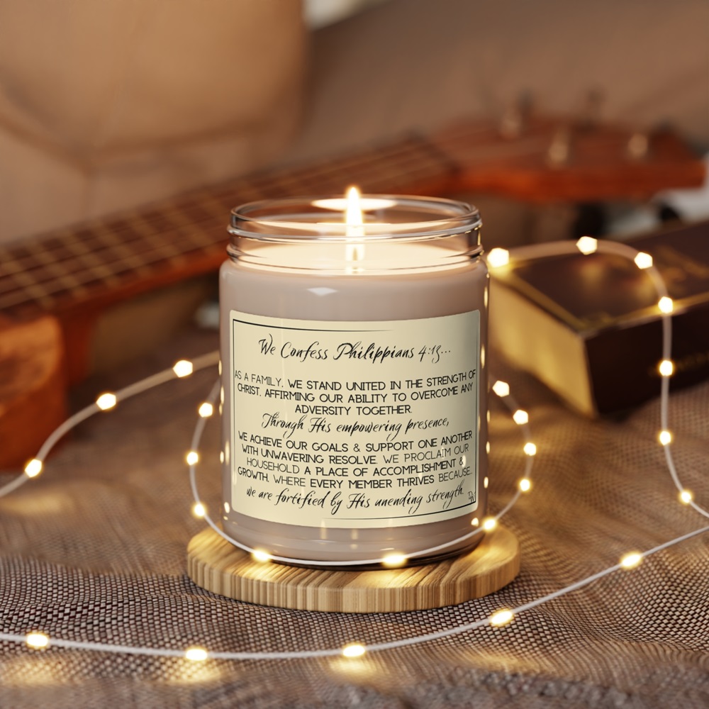 christian home decor candles